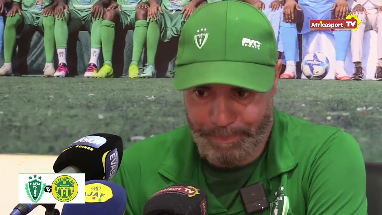 Extrait Conf' d'avant. HAFIA FC fixe l'objectif de freiner l'AS Kaloum ce dimanche au stade Petit...