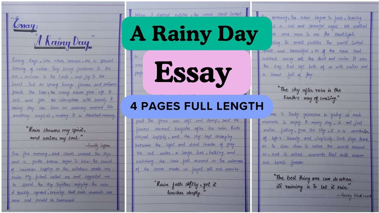 Essay on 