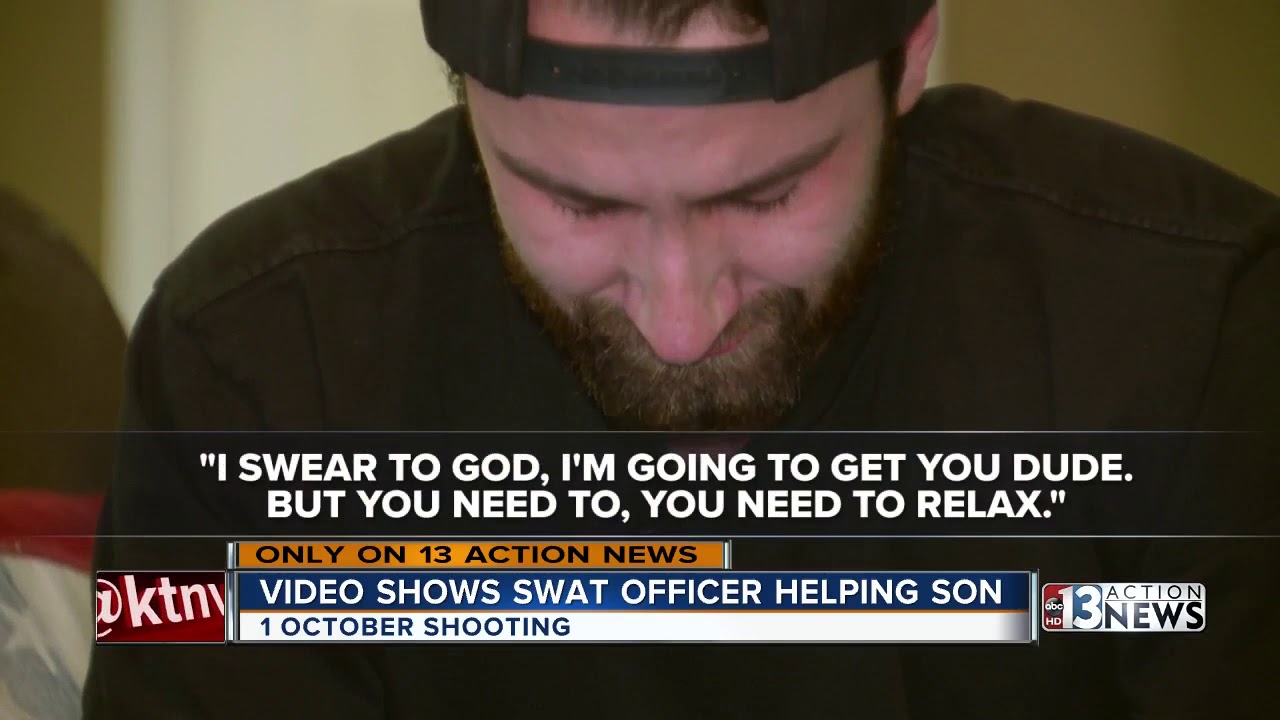 Emotional phone call between SWAT officer and son captured on body cam video