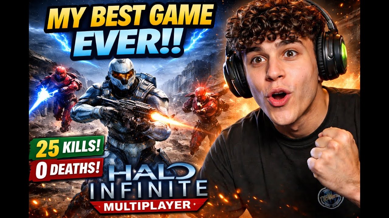 I BROKE MY KILL RECORD IN HALO IFINITE MULTIPLAYER
