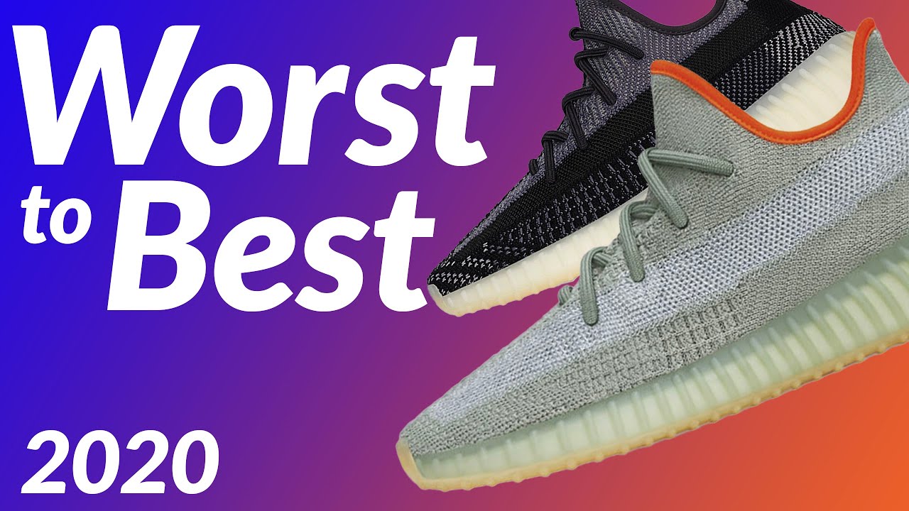 RANKING:WORST TO BEST!! YEEZY 350 V2'S FOR 2020