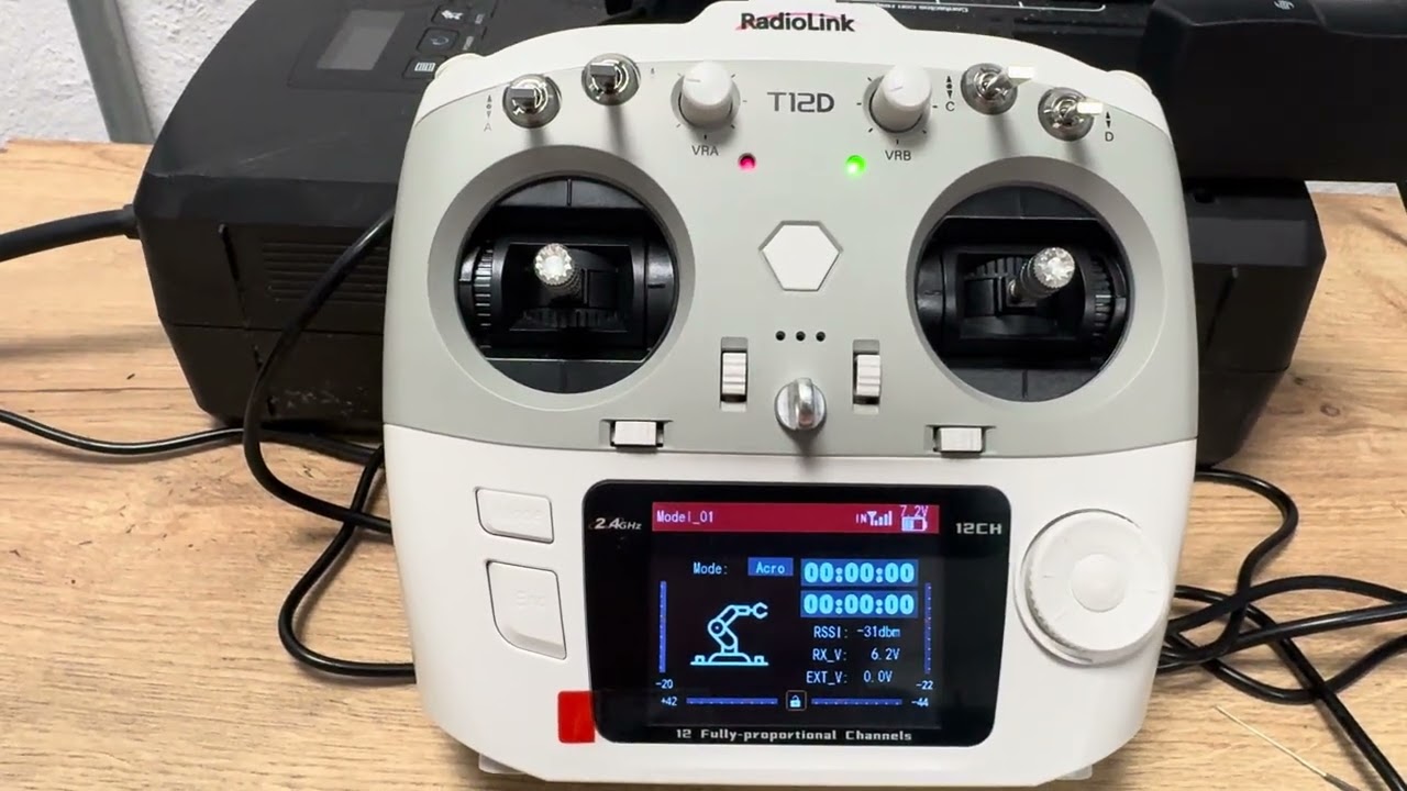Convertidor radiocontrol CRSF a DMX