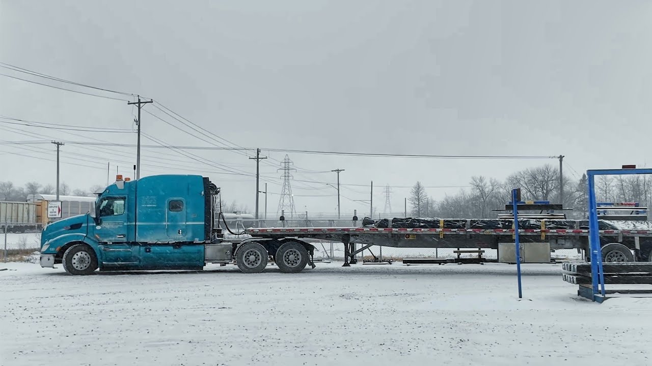 auf Glatteis nach Süden - Truck TV Amerika #730
