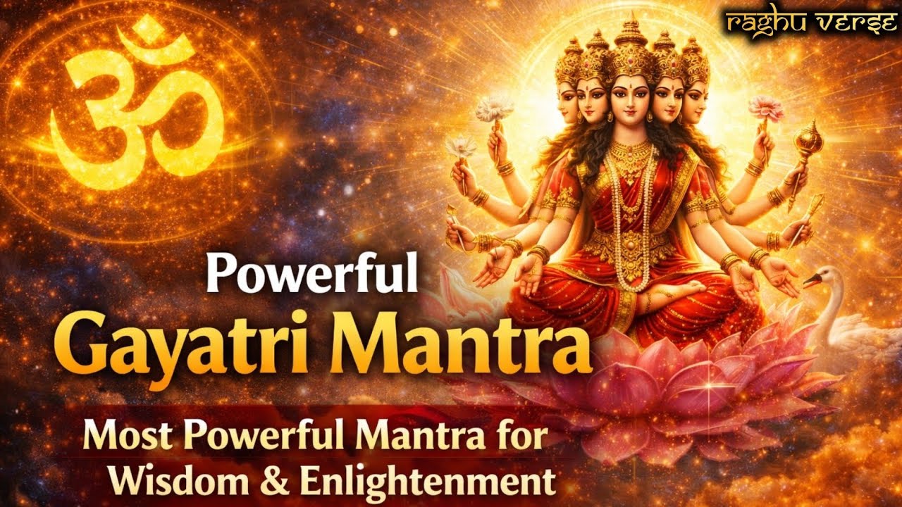 Gayatri Mantra|  गायत्री मंत्र | Vedic Mantra | Divine Mantra for Mind Power & Positivity