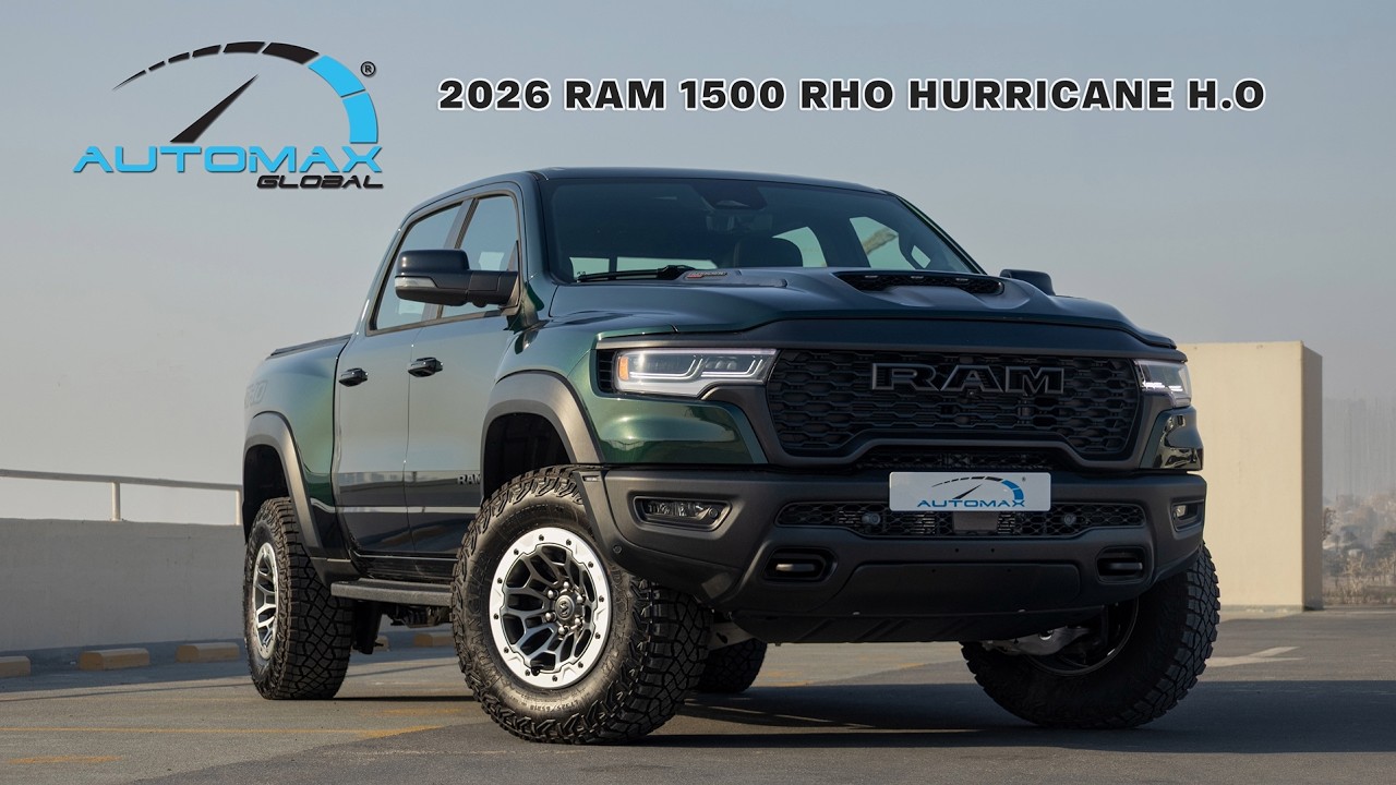 2026 RAM 1500 RHO Hurricane H.O 3.0TT | Serrano Green | 540HP | Fast Walkaround 🔥