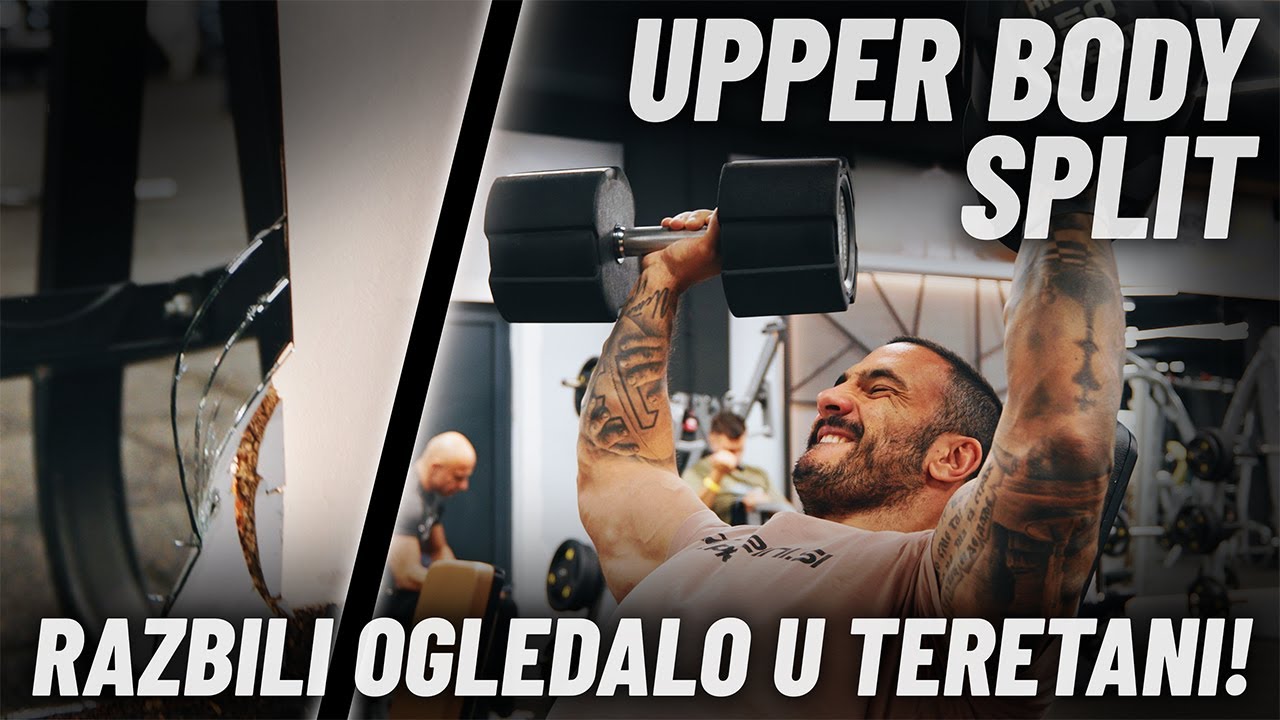 KAKO IZGLEDA TRENING PROFESIONALNOG SPORTISTE - Malo DRUGAČIJI TRENING / Upper Body Split