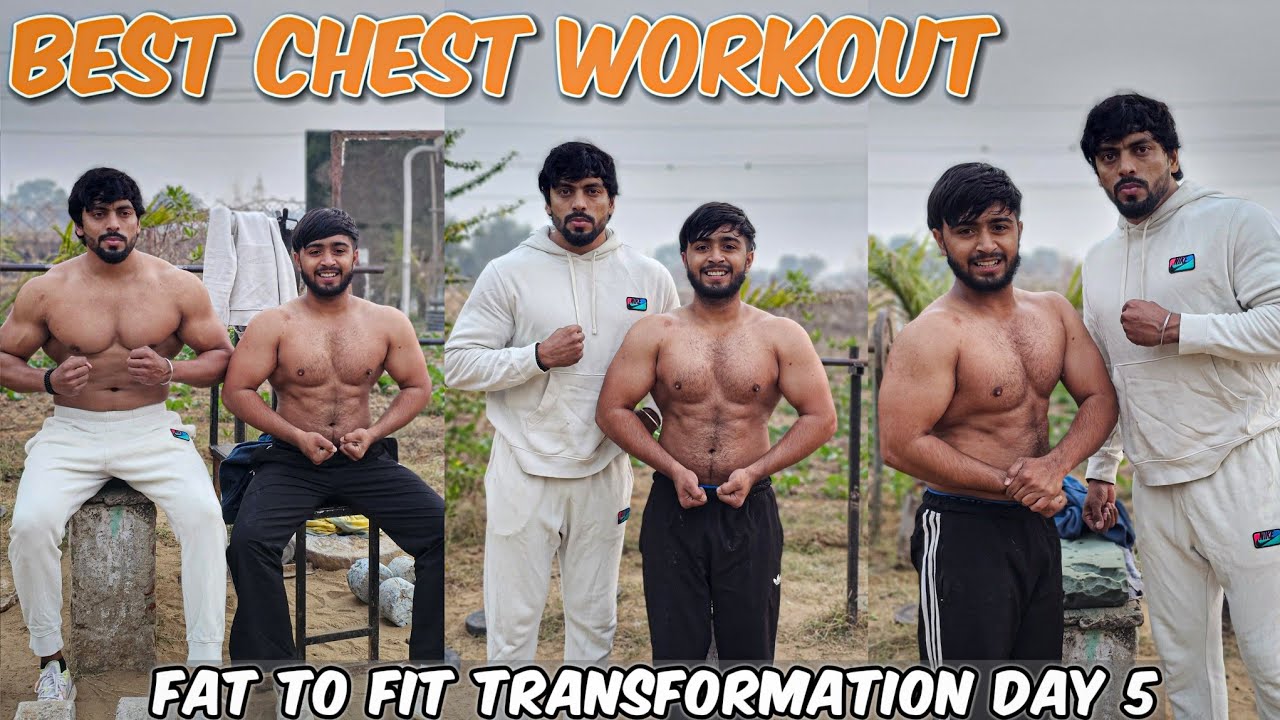 Chest Workout 🔥| Fat To Fit Transformation 💪🏻| Day 5 | Mayank Yadav 