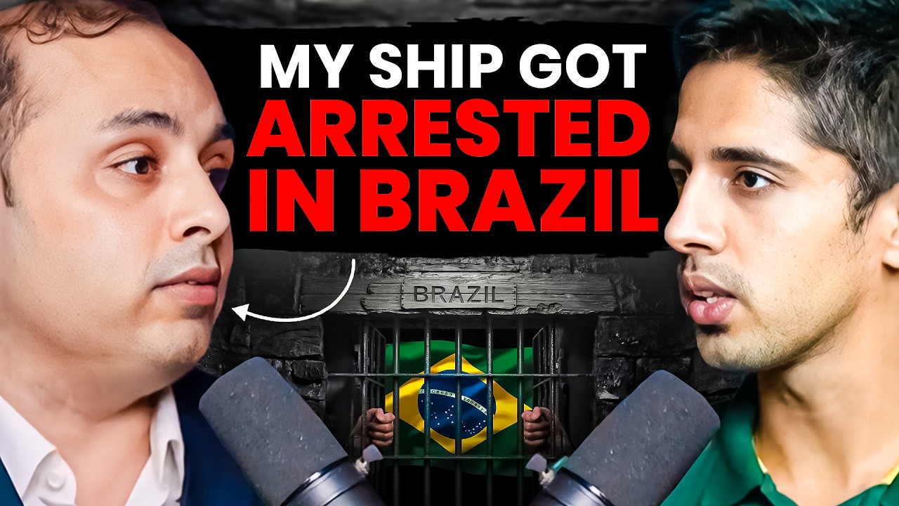 Shocking 4-Month SHIP ARREST in Brazil: Indian Captain explains Merchant Navy Reality!