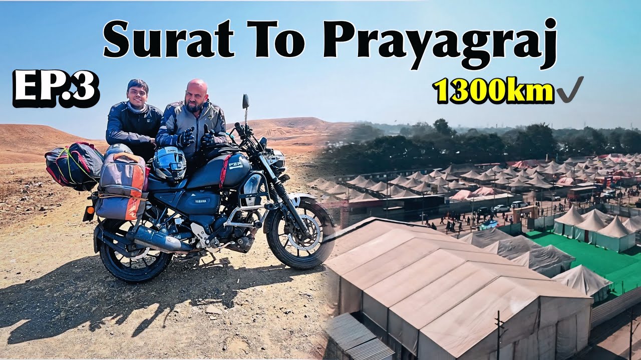 SURAT TO PRAYAGRAJ EP.3 :- After All We Reached Prayagraj || Mahakumbh 2025 || Father & Son