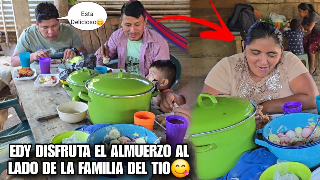 Asi Disfrutan El Rico ALMUERZO😋La Esposa Del TIO Le Pidió Trabajo a EDY😱Miren Si Le Dara O No😨