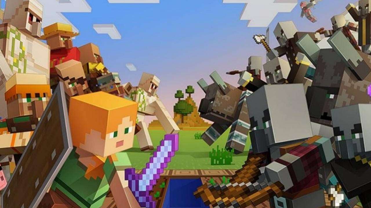 Minecraft but interacting with villagers is OP