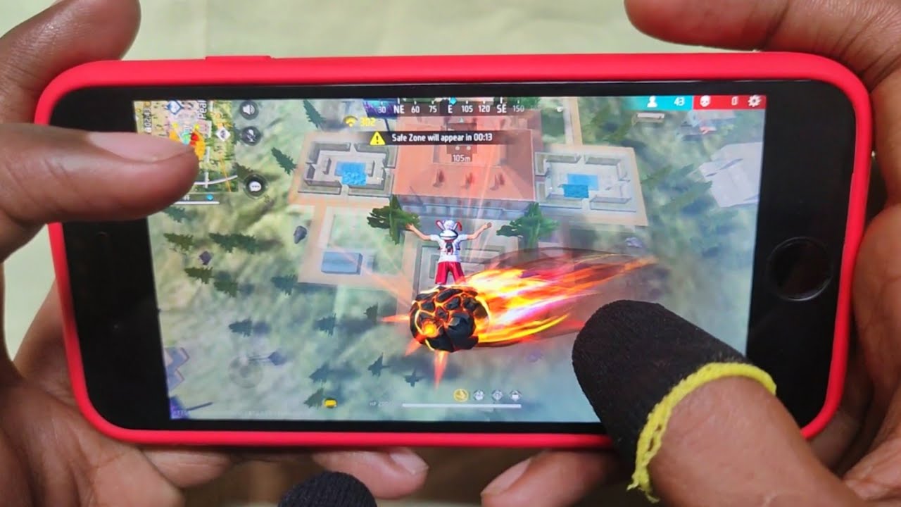Solo Vs Squad Free Fire Full Gameplay - iPhone SE #2