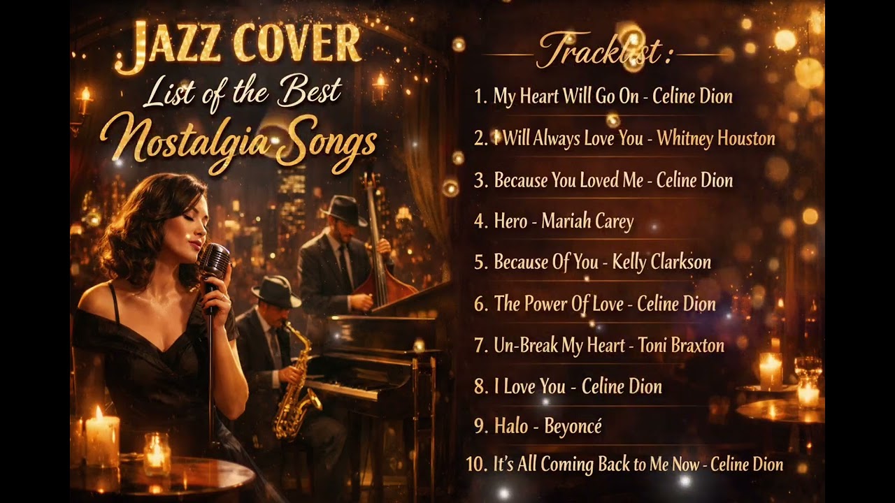 Relaxing Jazz Cover Love Songs 🎷 Best Nostalgia Playlist