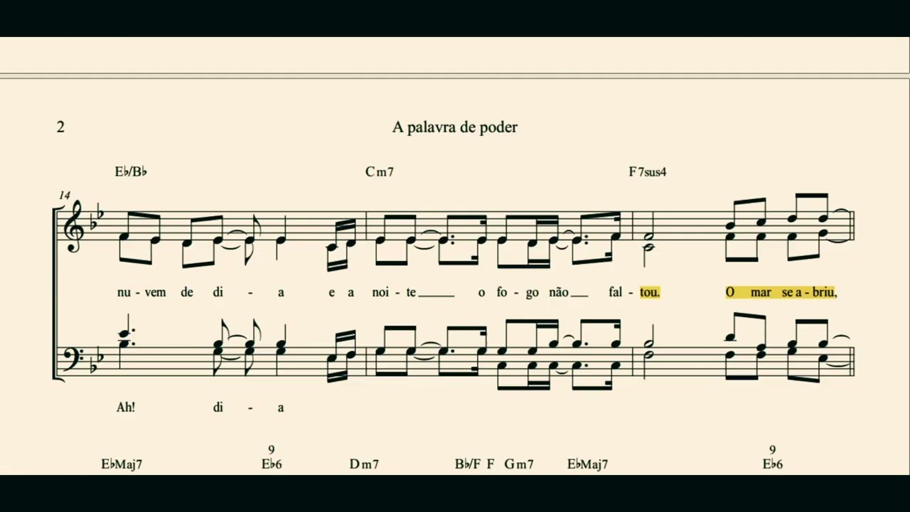 A PALAVRA DE PODER CONTRALTO