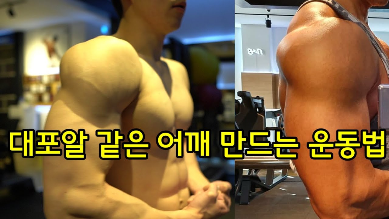 어깨가 커보이려면 이 운동 꼭 하셔야 합니다.