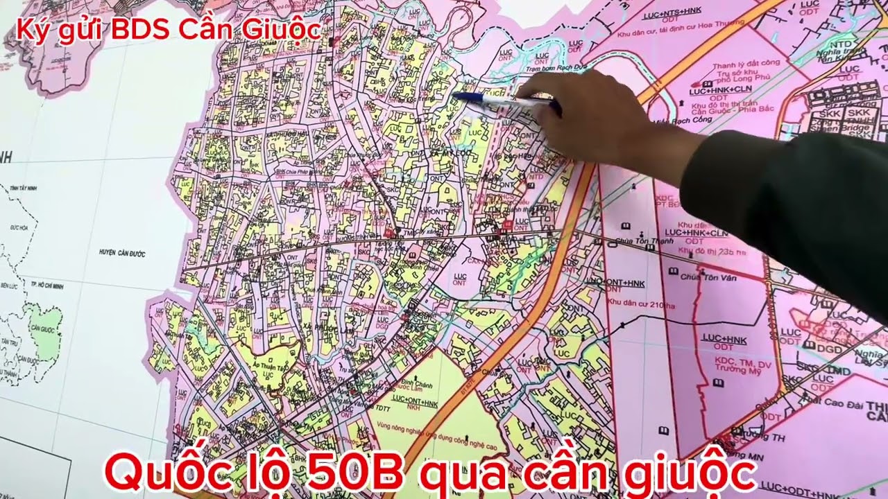 Quốc lộ 50B Đi qua Cần giuộc/ 0968.906.324