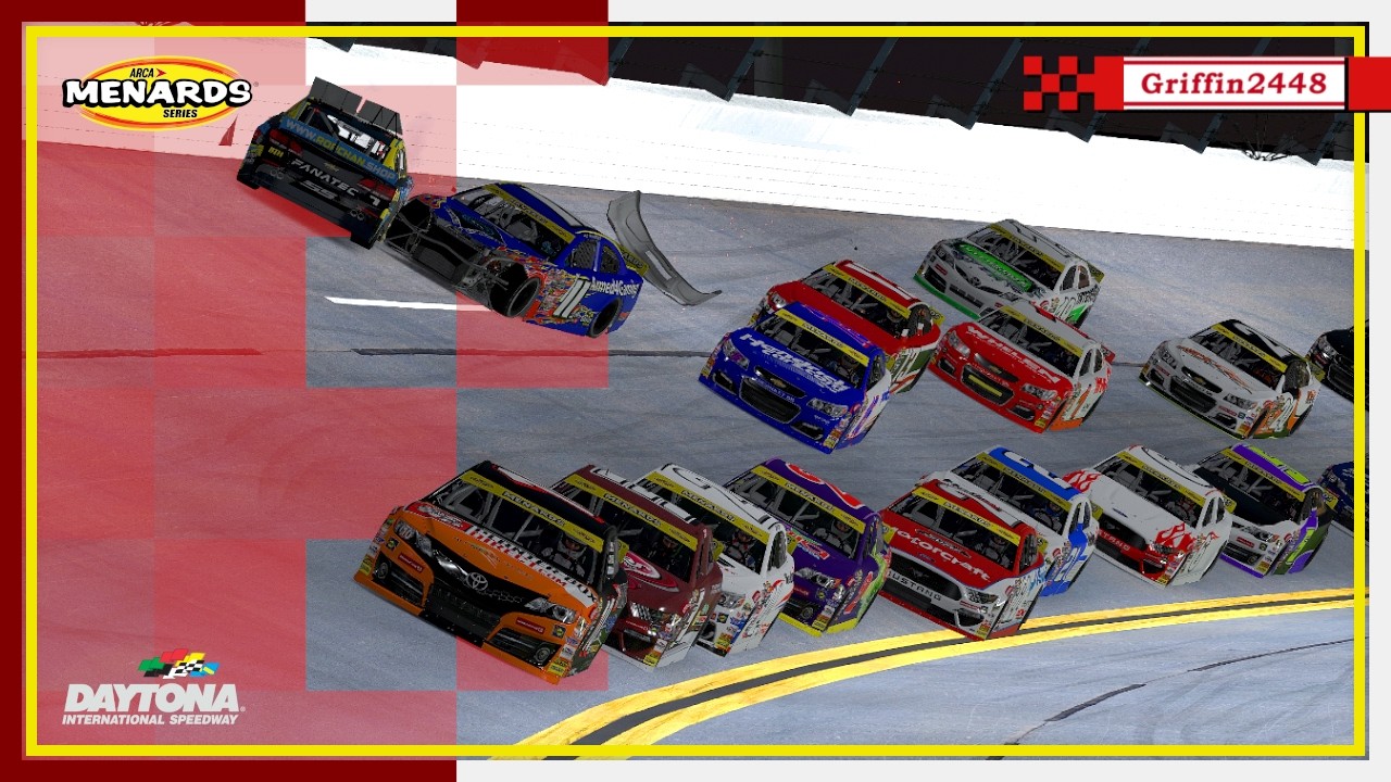 Старт Speedweeks - серия iRacing ARCA Menards на трассе Daytona