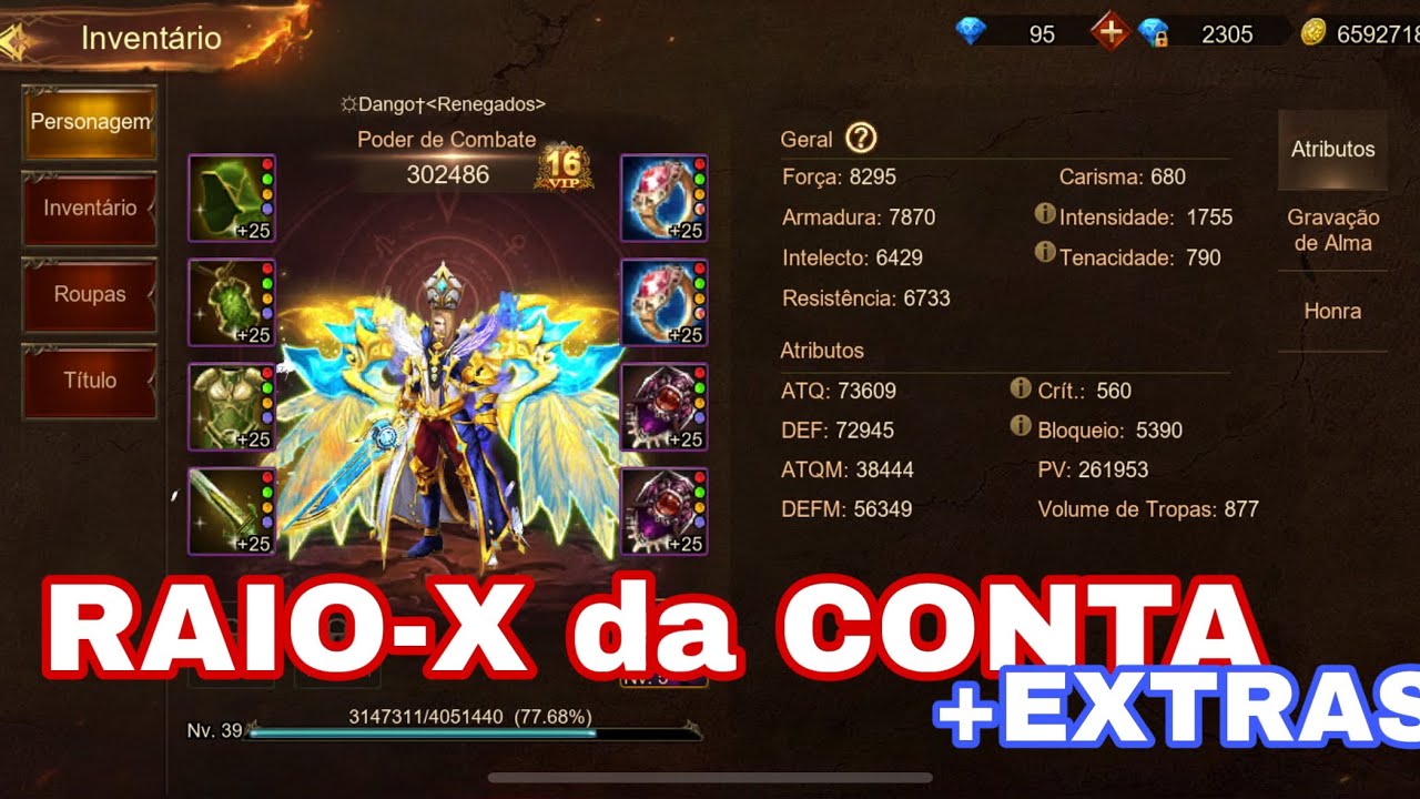 Wartune Ultra - RAIO X TOP 1 39- e jogando uns Dimas no lixo!