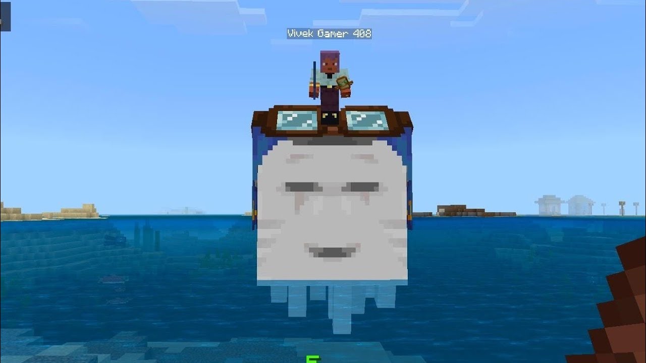 I got happy ghast in Minecraft episode 12