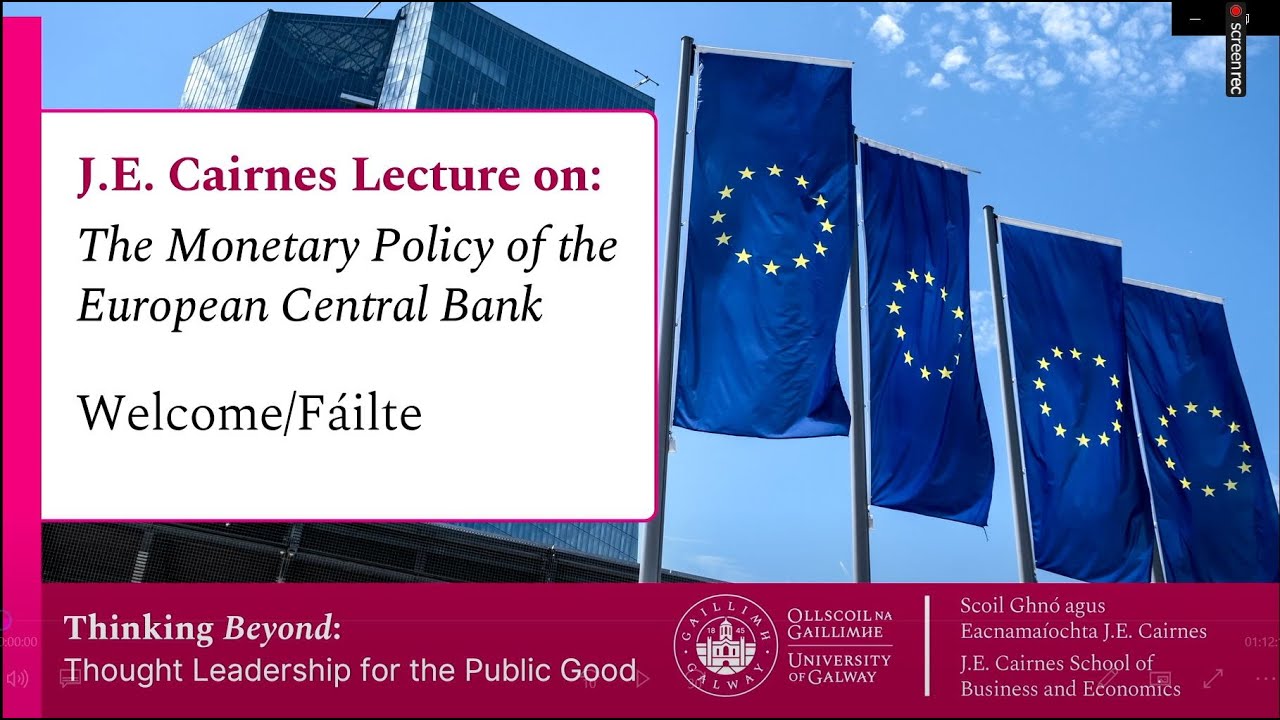 Thinking Beyond: Insights from the ECB: Philip R. Lane on Europe’s Economy and Monetary Policy