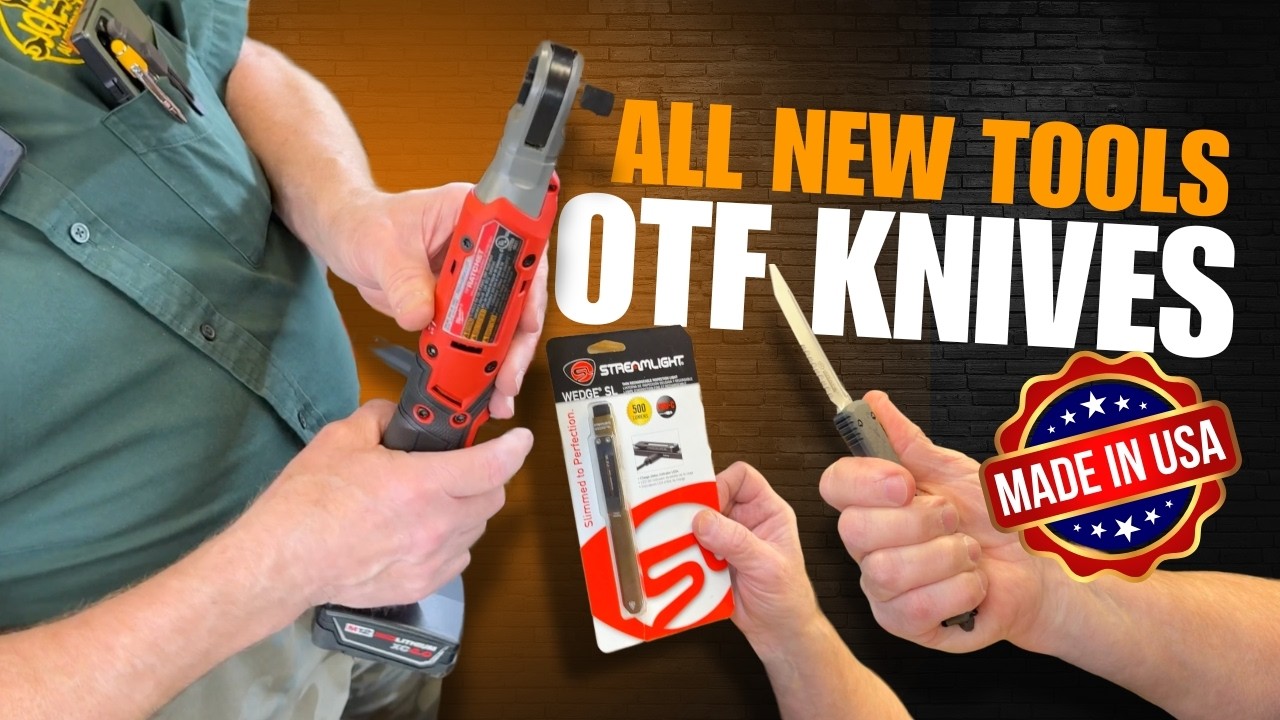Joe's Got Some Cool New Tools This Week! OTF Knives, New Milwaukee Ratchet, and More!