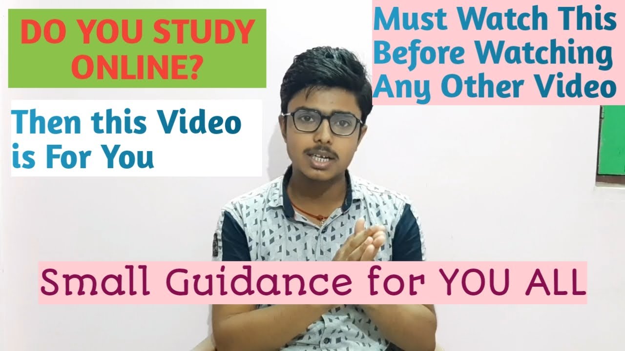 How To Study Online| Guidance For Students| Introductory Video of the Channel