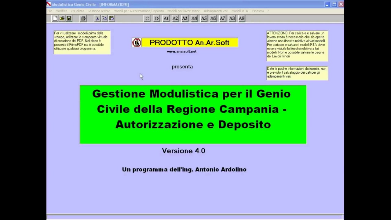 modulistica Genio Civile