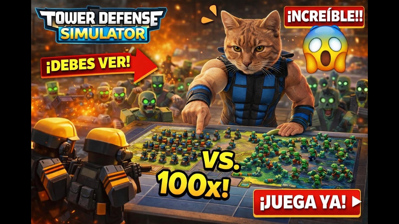 ¡Victoria Asegurada! 🏆 TDS Gameplay con la Familia Naranja #TDS #TowerDefenseSimulator #SrNaranjoso