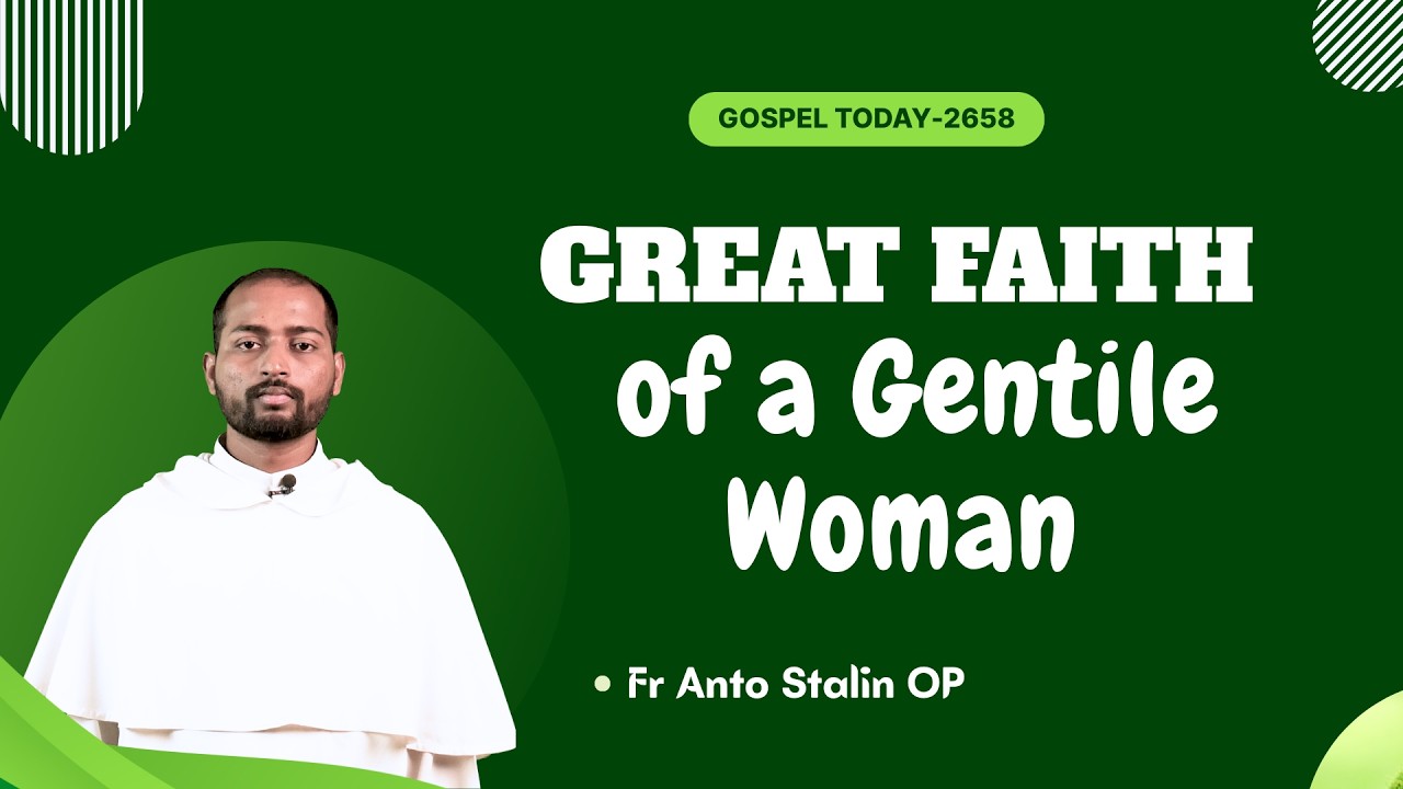 Humble Faith | Fr Anto Stalin OP  | 12-02-26 | Mark 7:24-30 | #humble #Faith