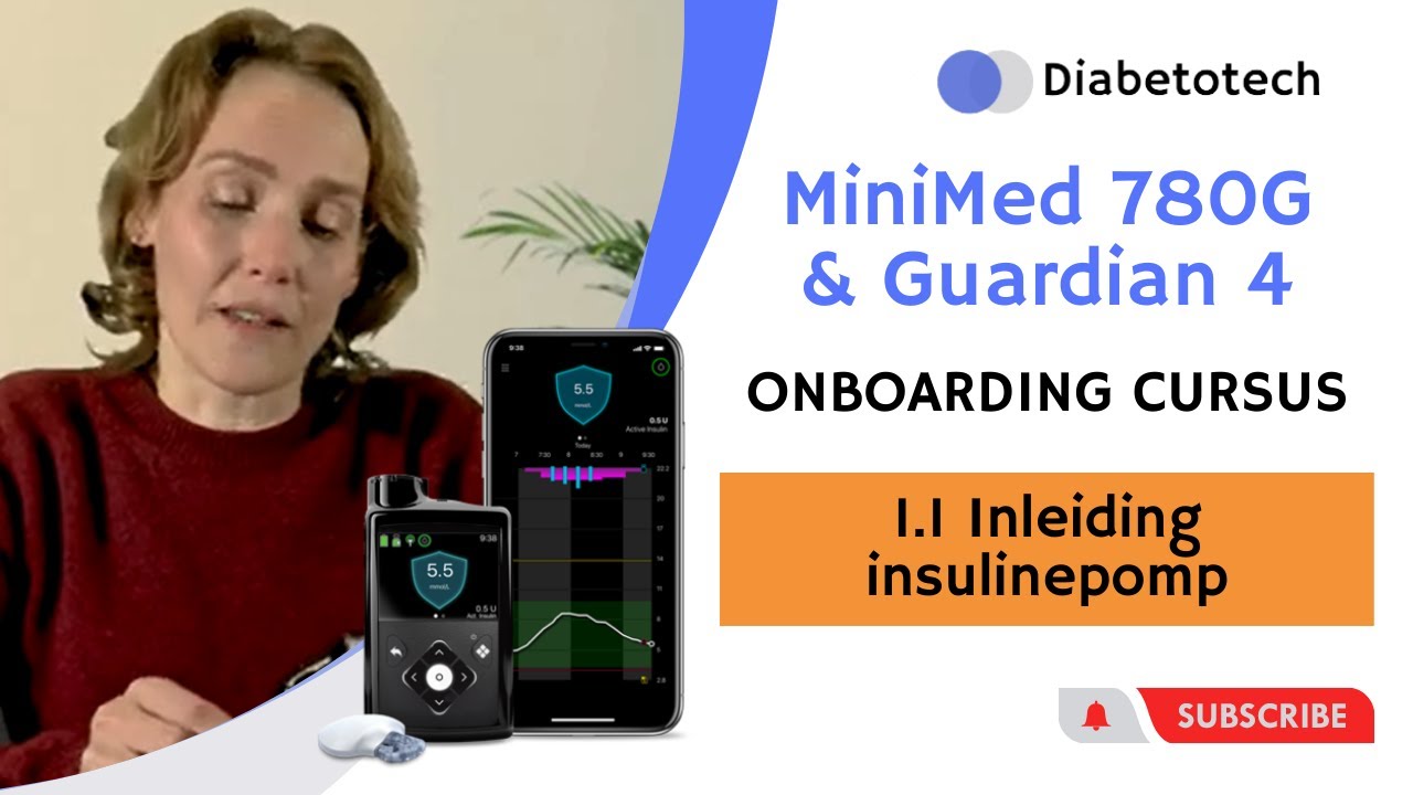 Hoofdstuk 1 van de MiniMed 780G Onboarding Cursus: de insulinepomp