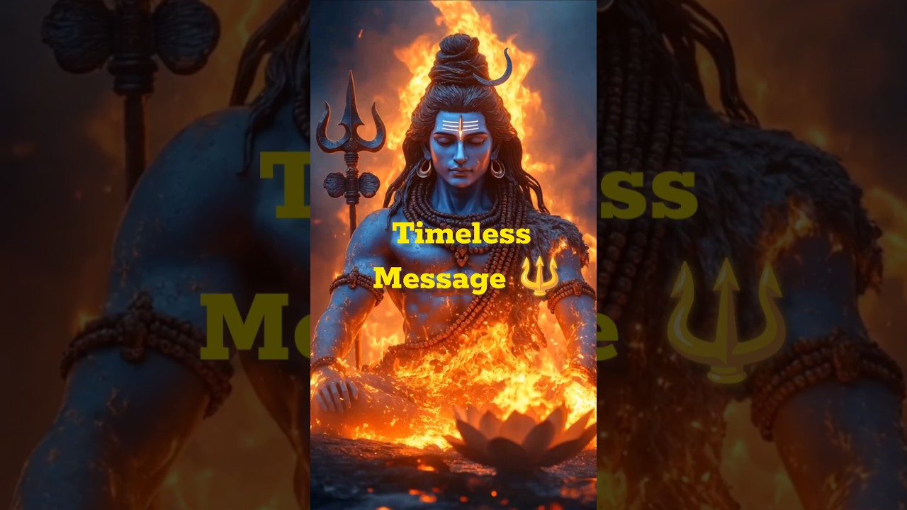 TIMELESS MESSAGE 🔱 #mahadev #lordshiva #harharmahadev #shiv #viralvideo