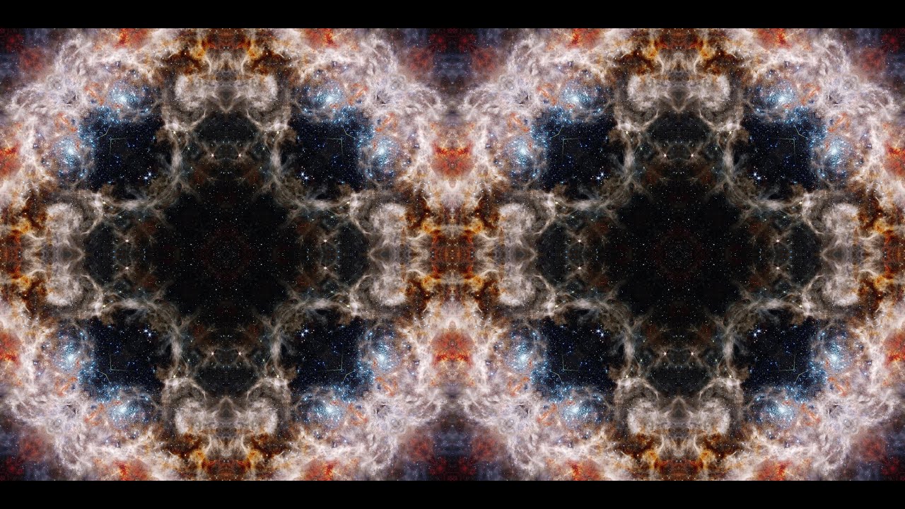 Kaleidoscope Cosmic Space #3 | 4K Nebulas & Galaxies in Motion (48fps)