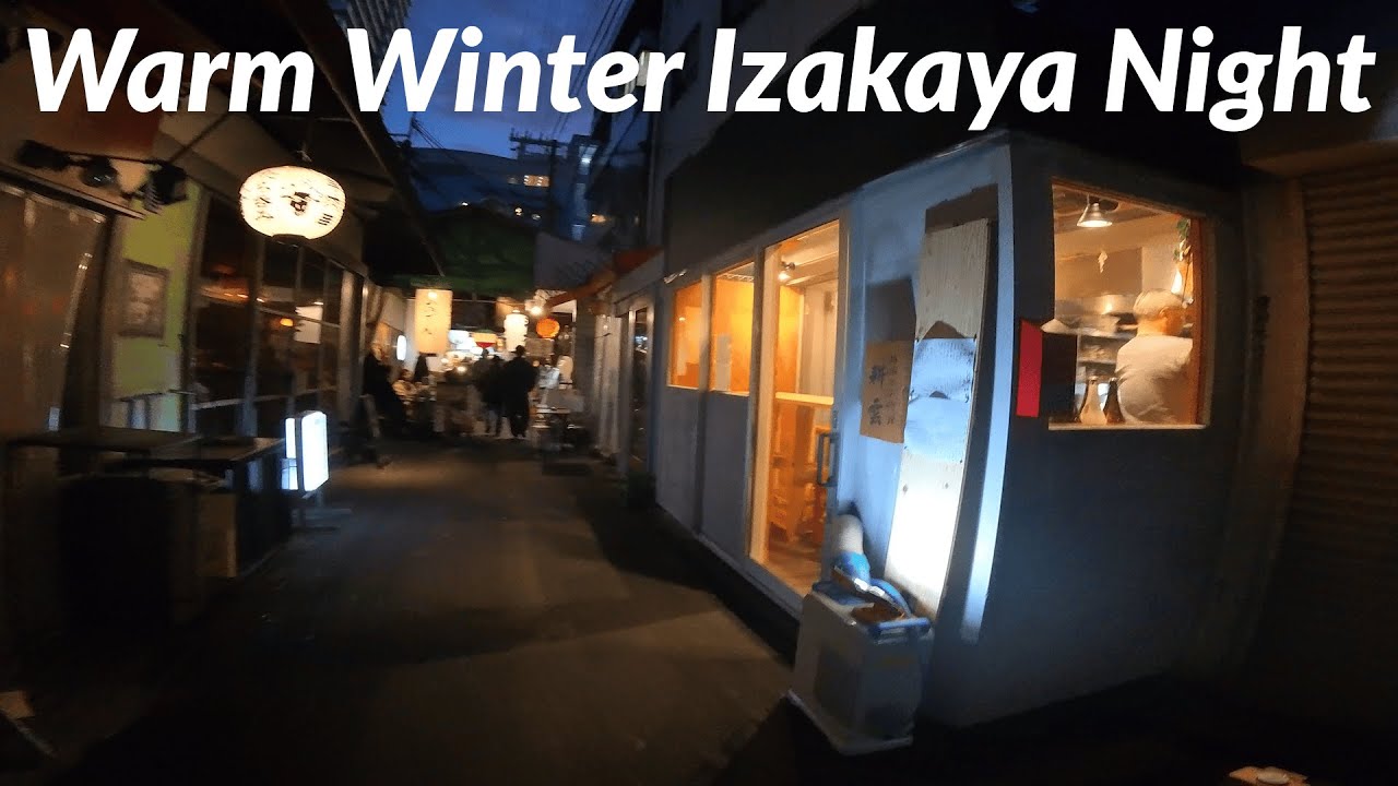 Warm Winter Izakaya Night in Osaka — Sashimi, Yudofu & Hidden Spots