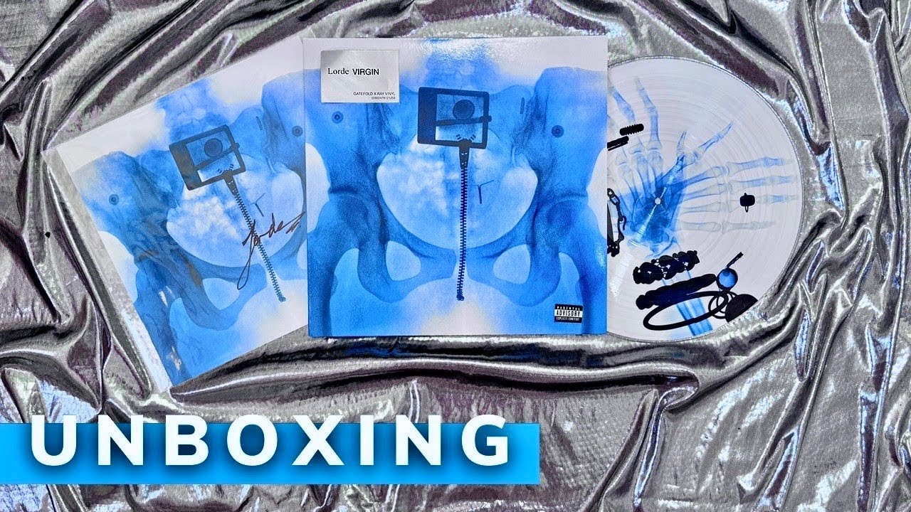 LORDE - Virgin (X-Ray Picture Disc Vinyl) SIGNED + CD Clear | UNBOXING