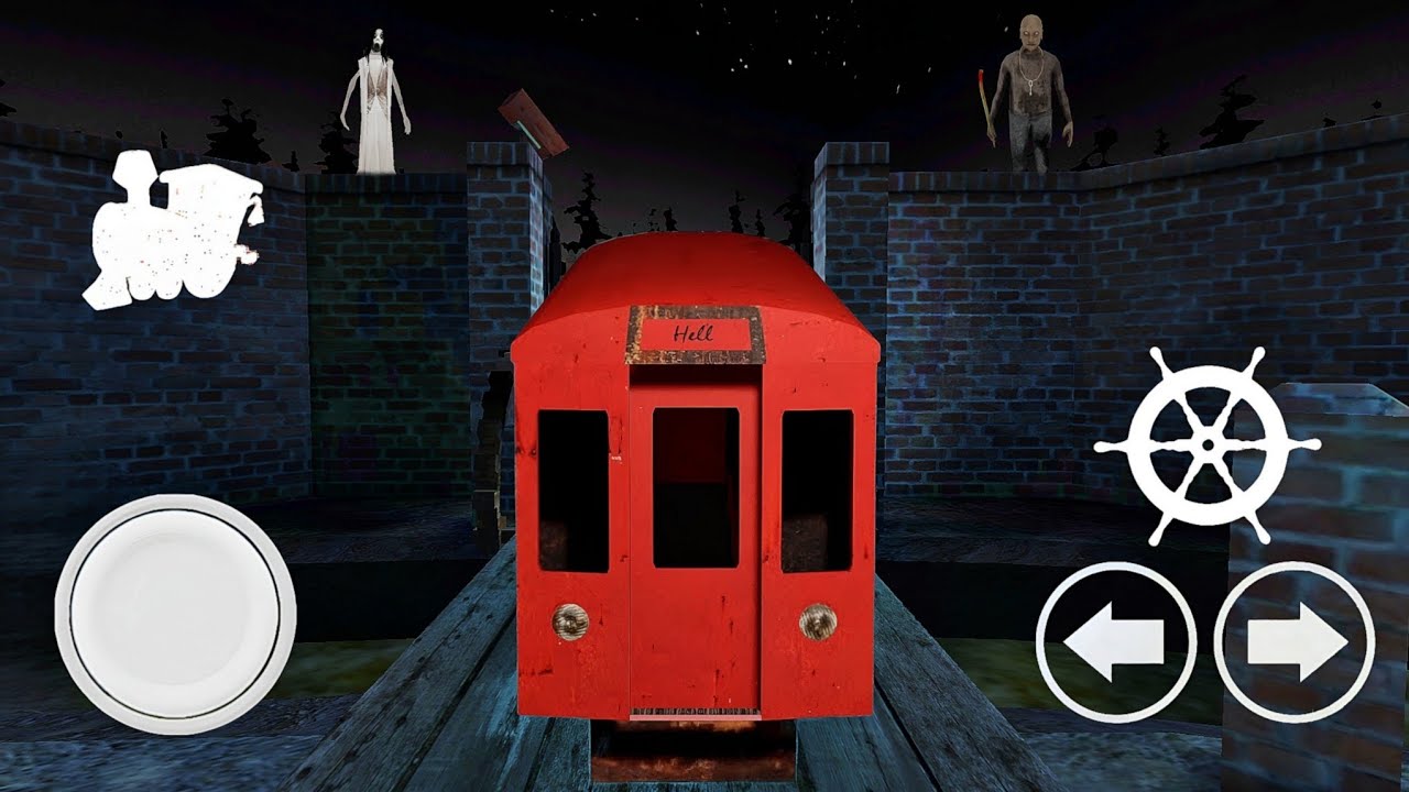 Train Escape Through The Door In Granny 3 !!