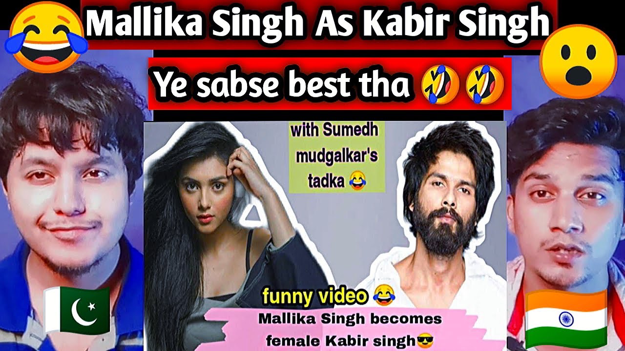 Pakistani reacts to Mallika Singh becomes Kabir Singh 😎 | sumedh mudgalkar | Sumelika | Dab Reaction