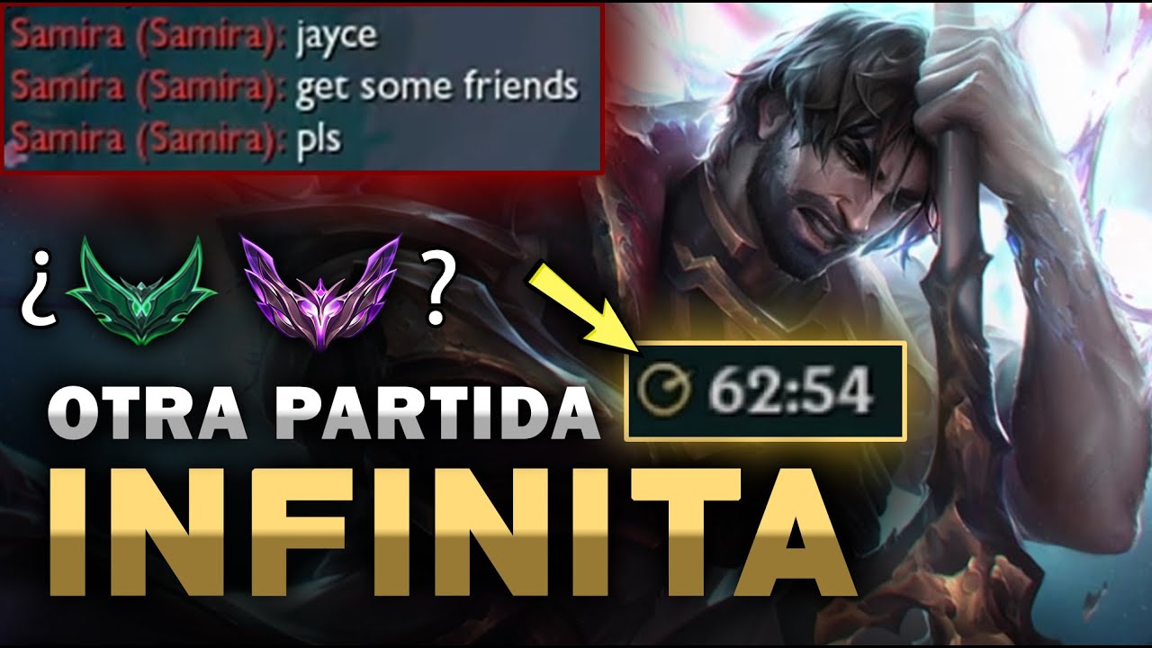 1 HORA DE GAMEPLAY PLACENTERO Y DIDÁCTICO DE JAYCE (ACABAN HARTOS DE MI ESTRATEGIA)