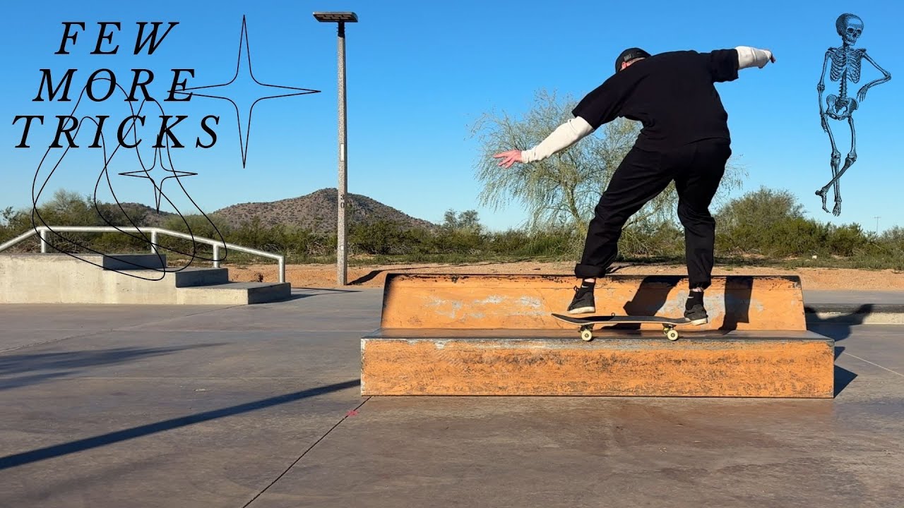 Just a few more skate tricks / another day having fun.