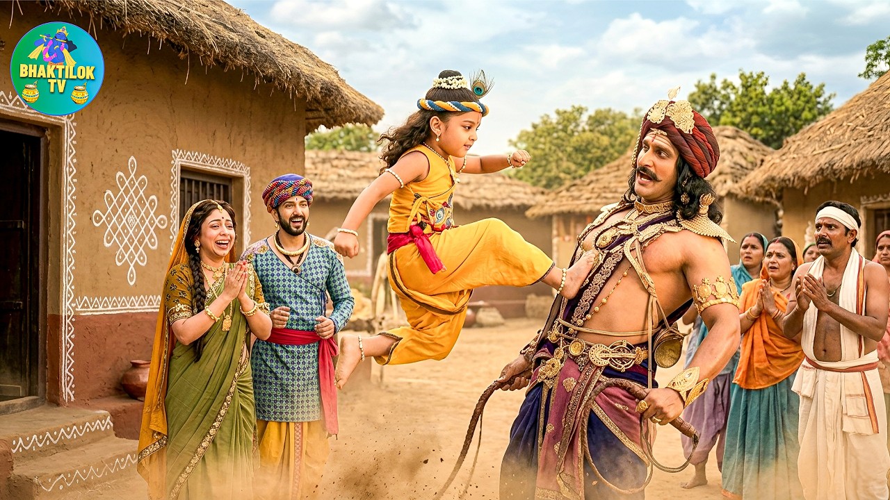 गोकुल के प्रति कंस का बर्ताव देख कान्हा ने सिखाया सबक देखकर मैया बाबा हुए खुश || Yashomati Maiya