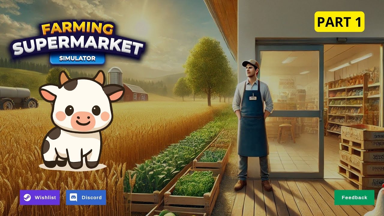 Tutorial bekebun dan jualan di supermarket sendiri - Farming Supermarket | Part 1