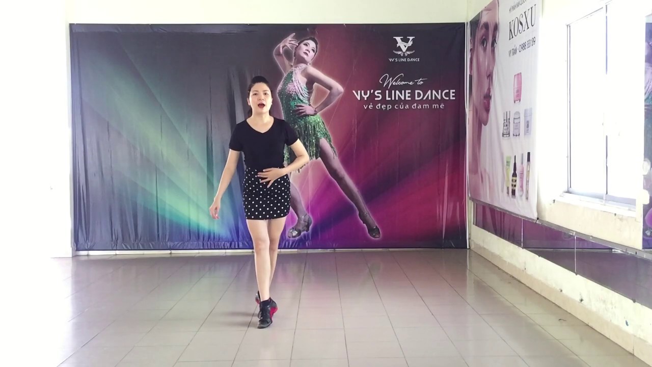 Hướng dẫn bước Samba cơ bản Whisk - Vy's Linedance