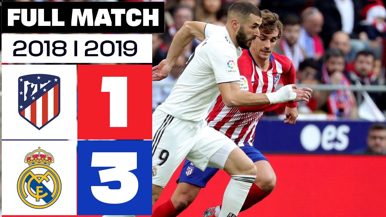 Atlético de Madrid vs Real Madrid (1-3) 2018/2019 PARTIDO COMPLETO