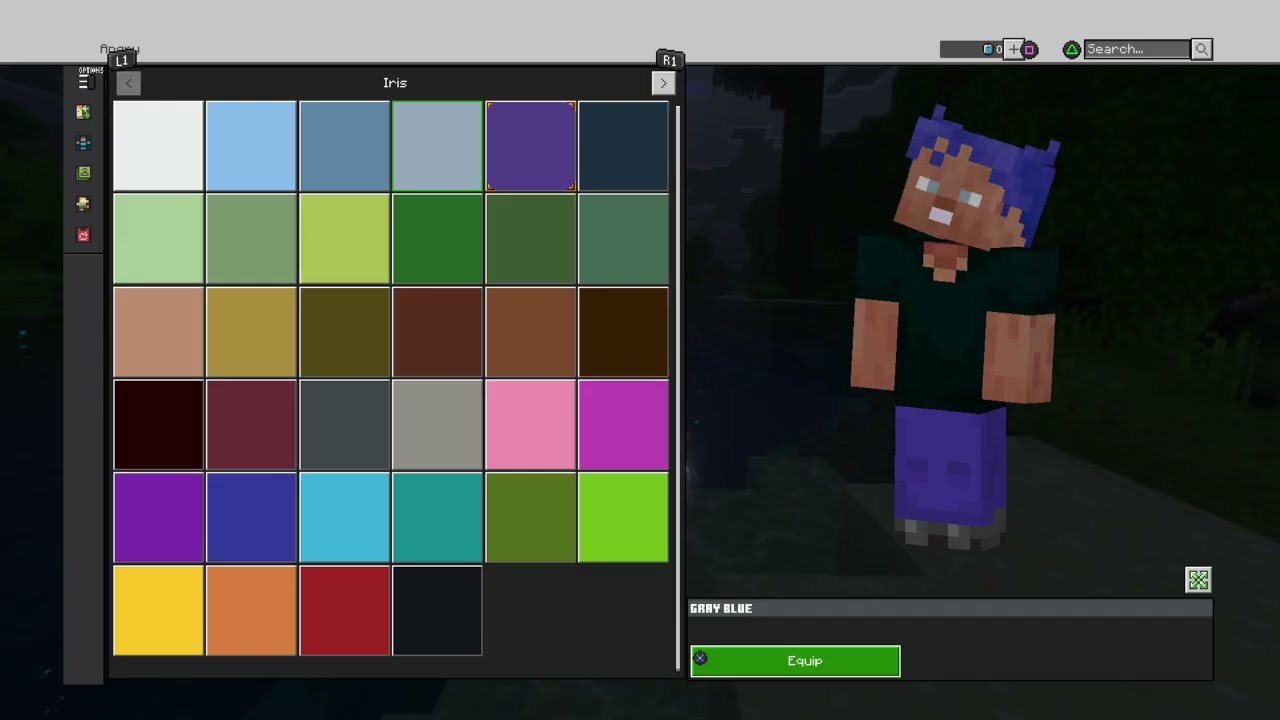 making my first minecraft skin..
