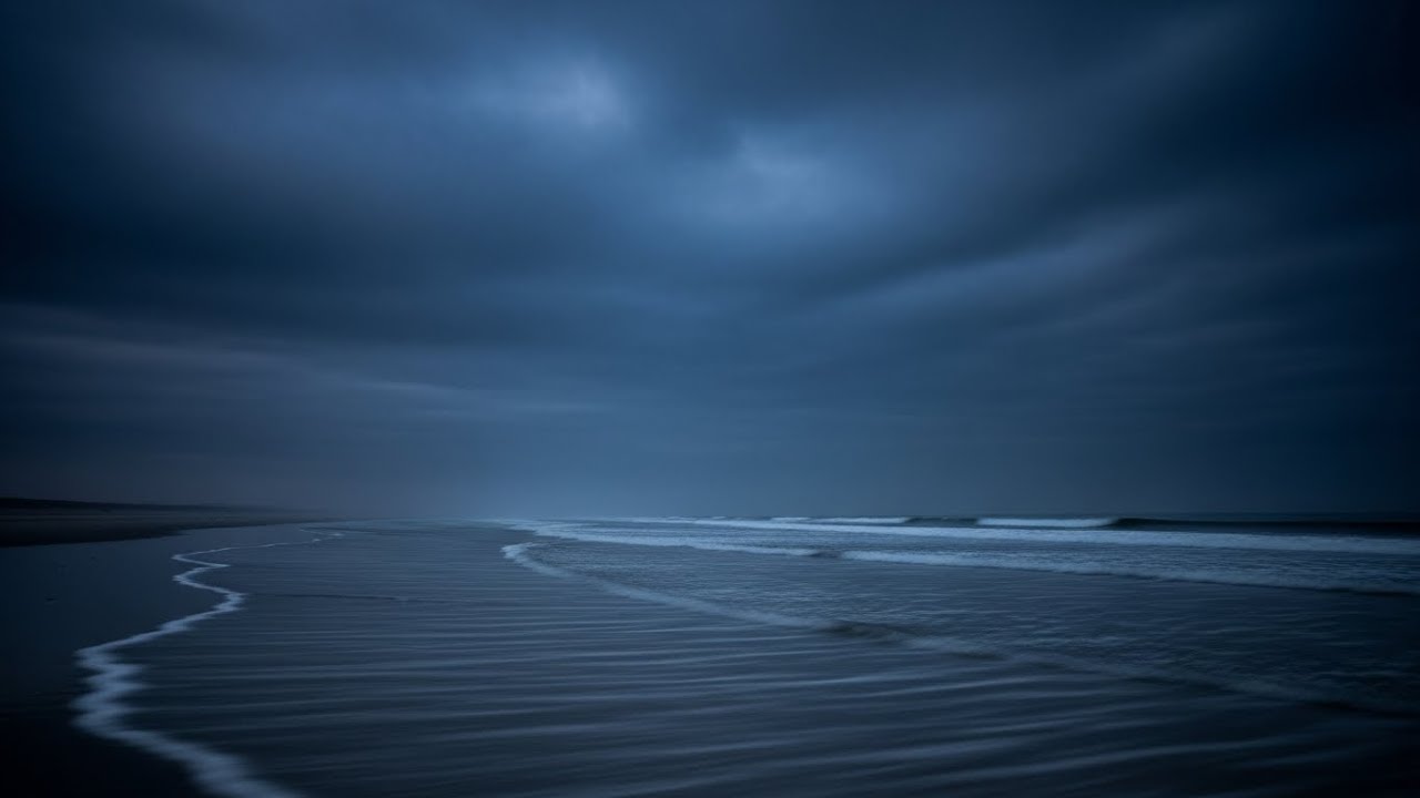 Natural Sea Sound for Sleep | Healing Sound to Reduce Anxiety and Overthinking with Rolling Waves