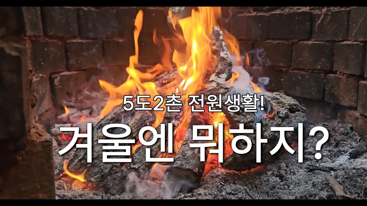 5도2촌 겨울에는 뭘 할까요^^