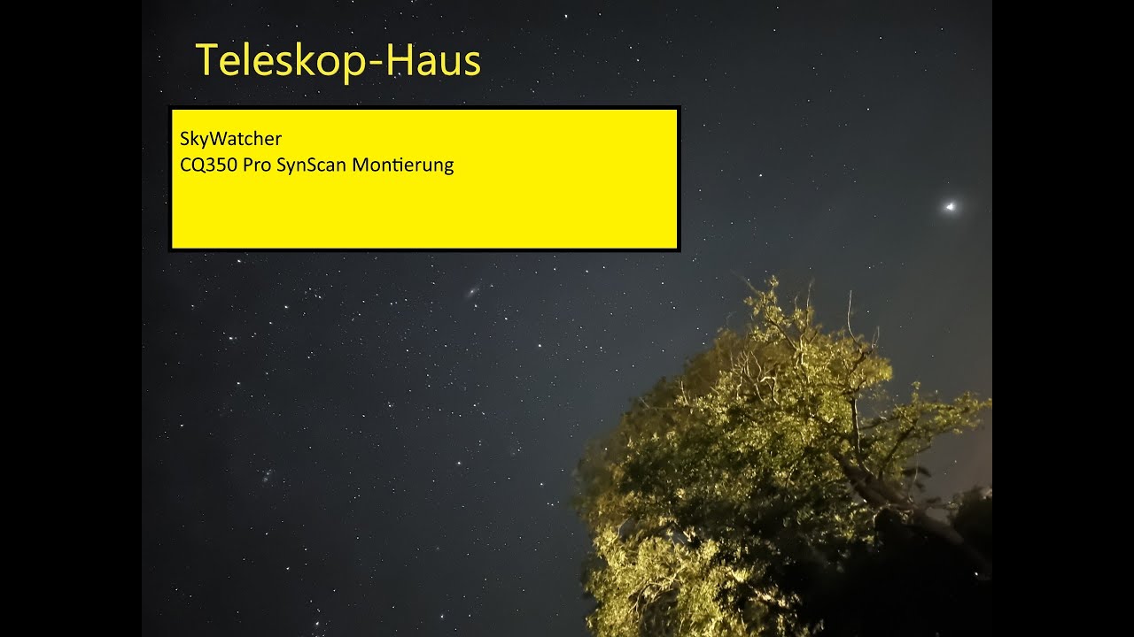 Teleskop-Haus SkyWatcher CQ350 Pro SynScan Montierung