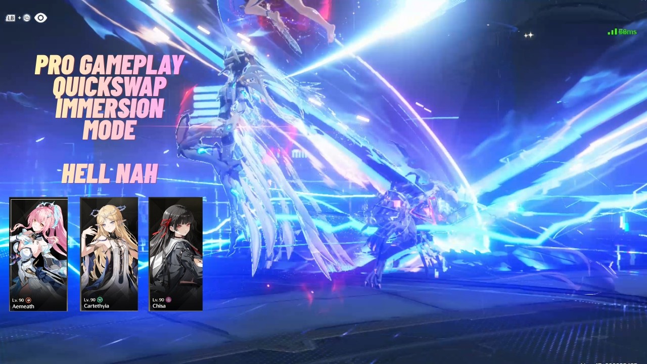 Quickswap Aemeath x Carthetiya x Chisa – Immersion Mode Gameplay