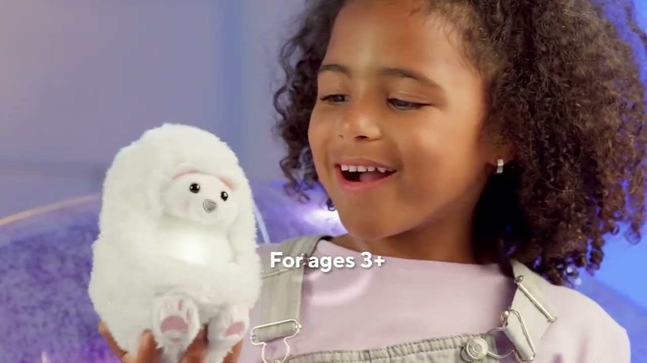 Curlimals Arctic Glow Animated Lighted Plush Characters on QVC