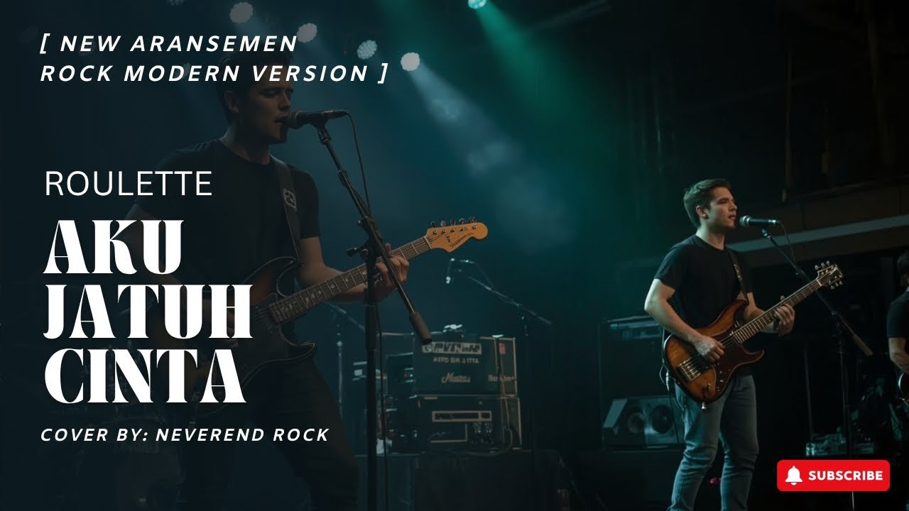 Aku Jatuh Cinta - Roulette | Rock Modern Version + Lirik New Aransemen Cover by NeverEnd Rock