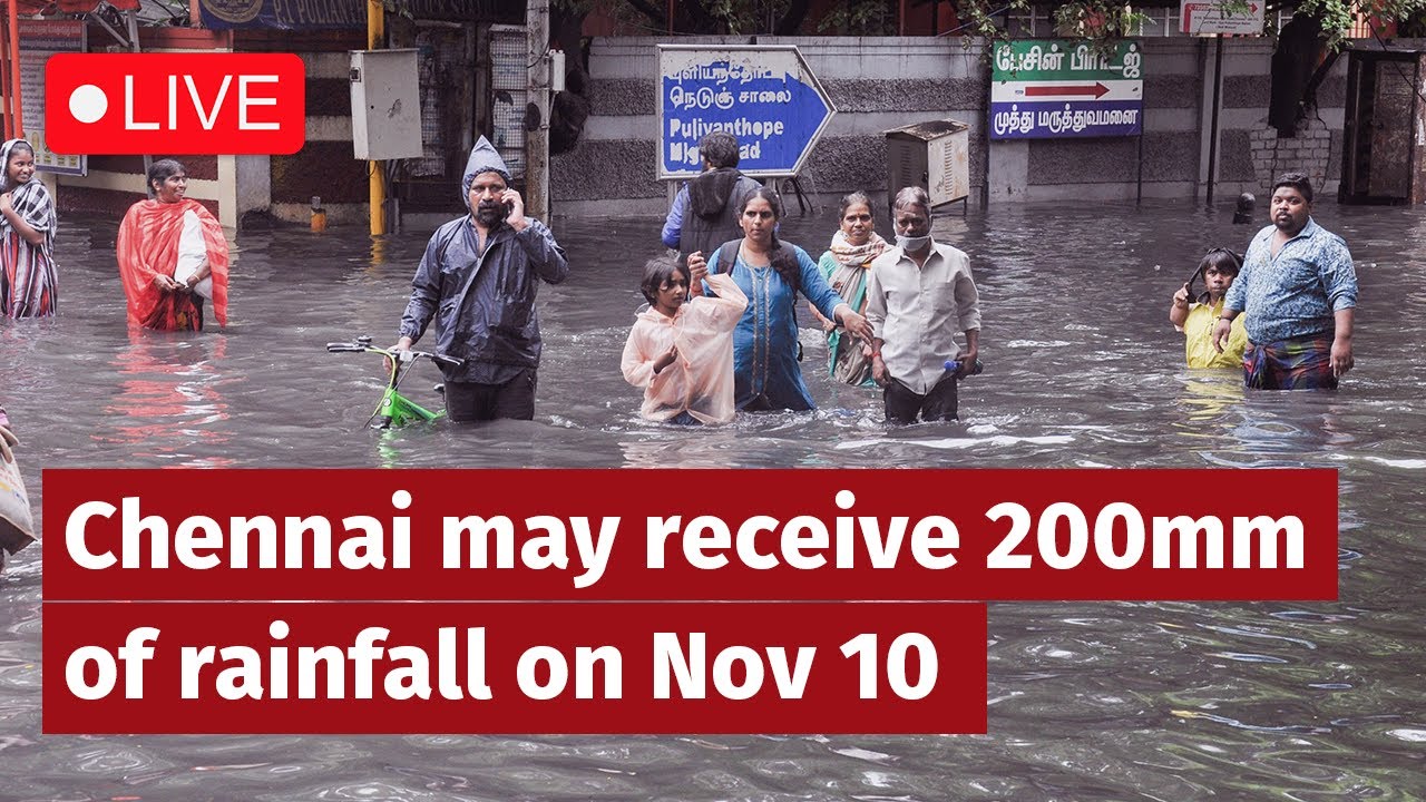 Chennai Rains: Live from GN Chetty road
